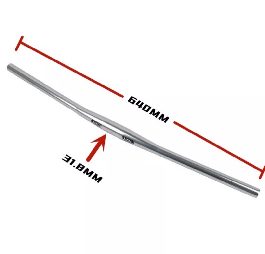 Chrome alloy handlebar 31.8 foldable foldie, Sports Equipment, Bicycles