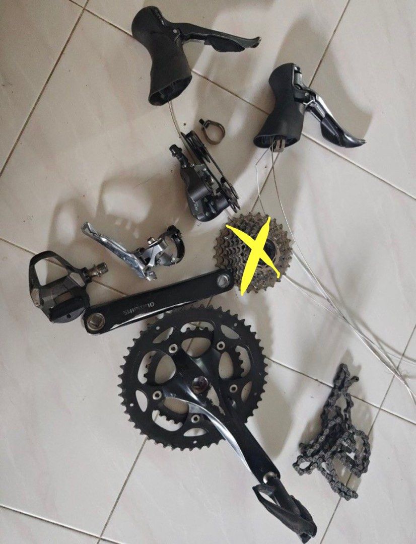Harga groupset shimano online claris