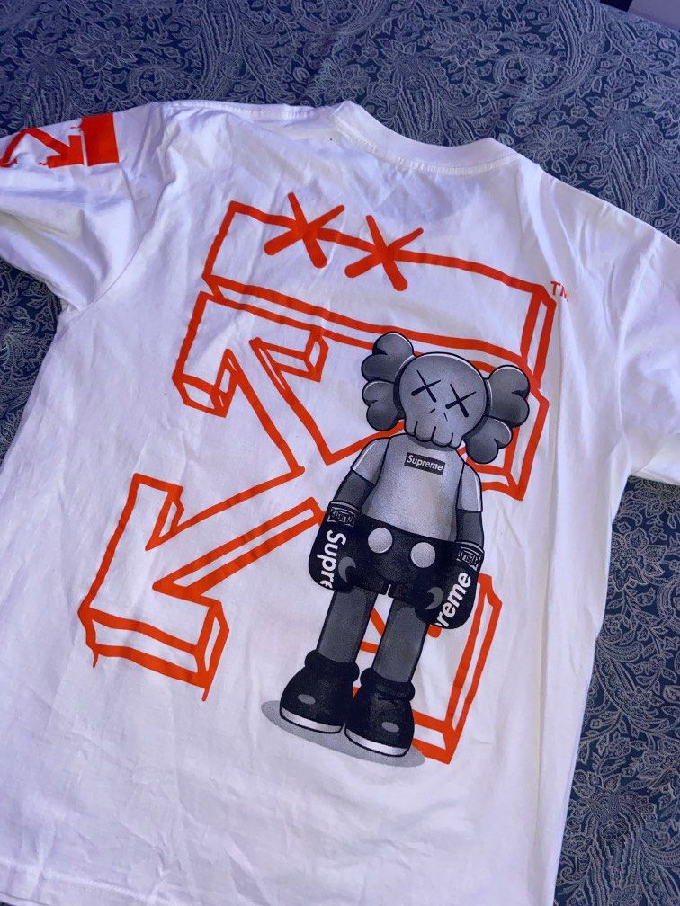 Kaws supreme shirt clearance
