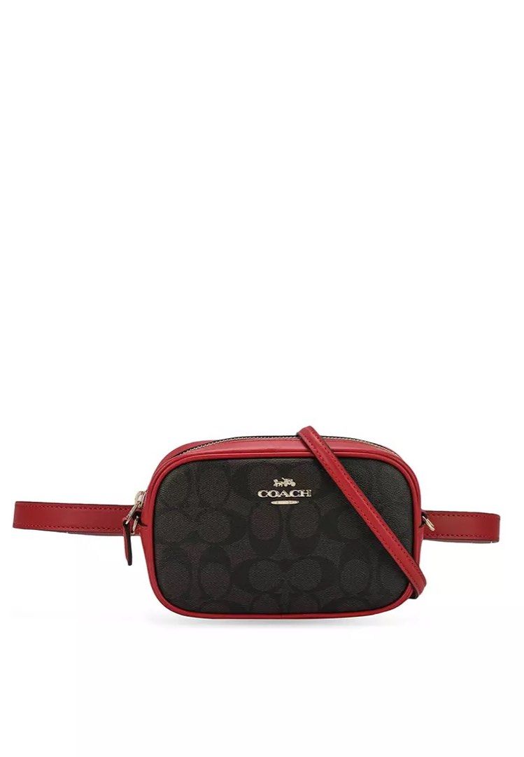 Coach Convertible Belt Bag in Signature Canvas