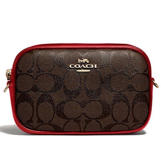 Coach convertible belt hotsell bag in signature canvas