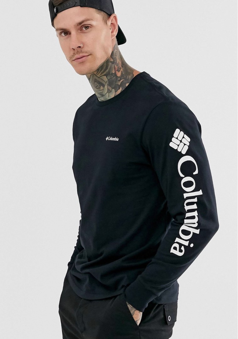 columbia black long sleeve