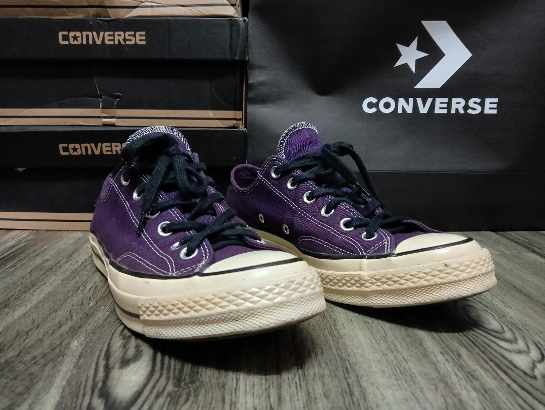 CONVERSE C70 パープル 新品 - スニーカー