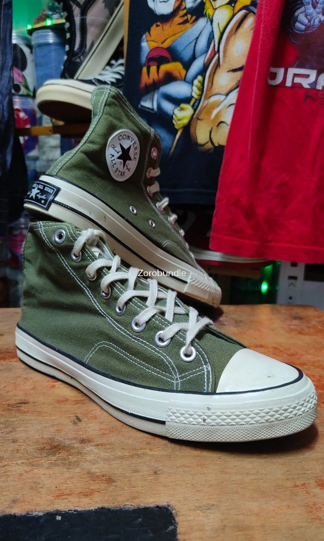 Converse C70 green army Women s Fashion Footwear Sneakers on