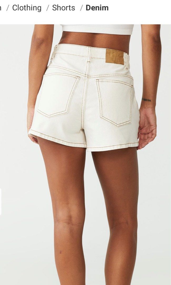 White tight shorts hot sale