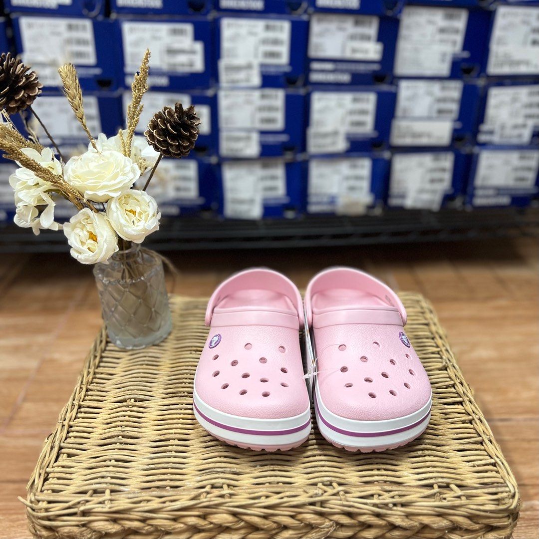 Crocs Crocband Clogs Pearl Pink Women s Fashion Footwear Flats