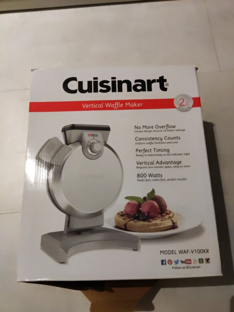 Cuisinart Vertical Waffle Maker, TV & Home Appliances, Kitchen