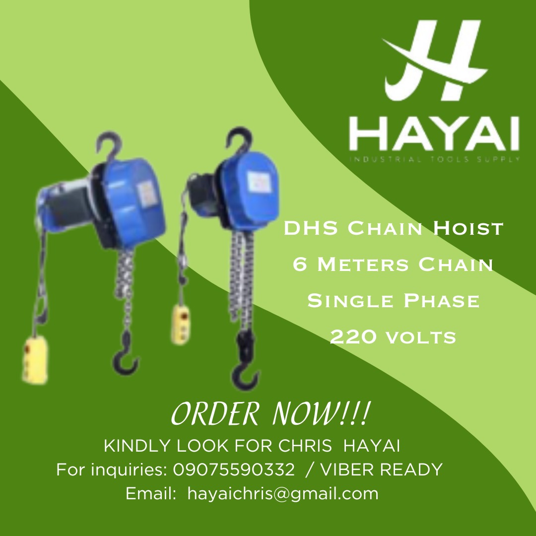 dhs-chain-hoist-6-meters-chain-single-phase-220-volts-on-carousell