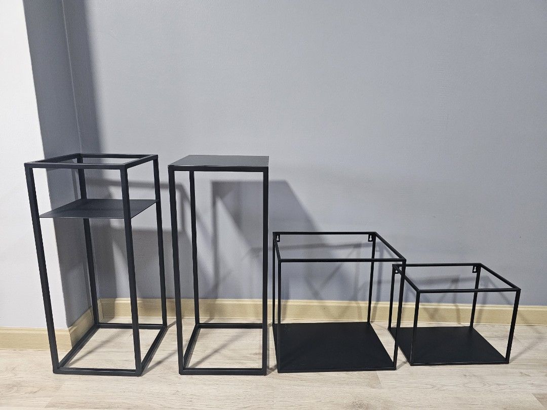 Display rack black frame (Johor Bahru), Furniture & Home Living, Home