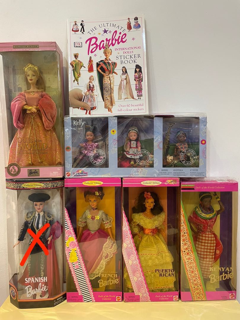 Barbie princess dolls top of the world collection