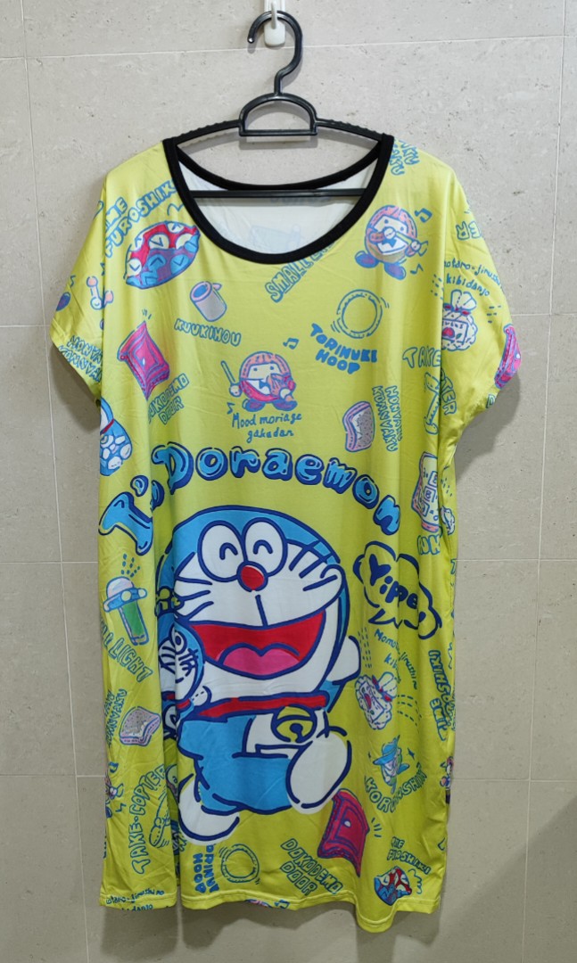 Doraemon Cotton Pyjamas Dress Ptp65cm New Womens Fashion 