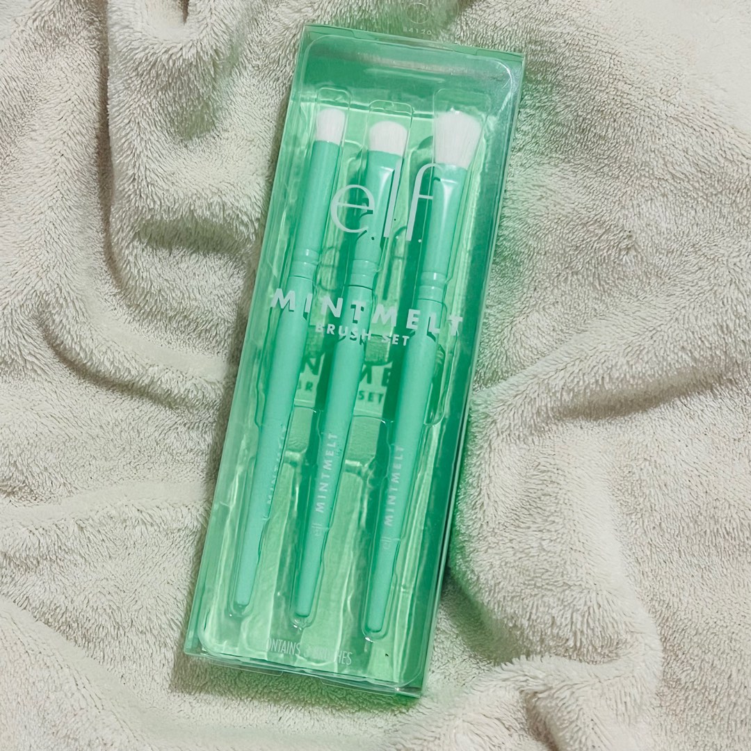 ELF Mint Melt Brush Set, Beauty & Personal Care, Face, Makeup on Carousell