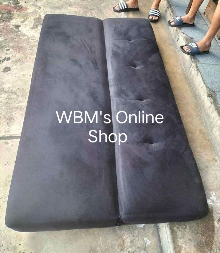 Fabric Sofa Bed Single (Category: Sofas) located in Manila. Submitted by williesa (Listing ID 1247115574, Image 1). Description: size: 36x66 inches mode of payment cod bank Transfer gcash we accept bulk orders same day delivery plus sf depend on your location☺️.