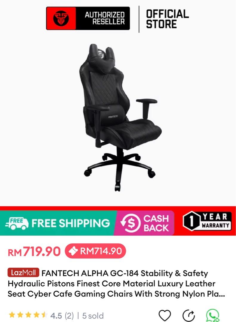 Fantech gc184 store alpha