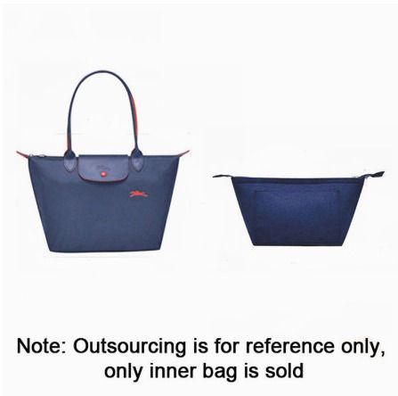 LouisWill Felt Insert Bag Cosmetic Bag Handle Bag Liner Bag Organizer Felt  Cloth Makeup Bag Support Handbag lining Portable Insert Purse Bags Fits For  Longchamp Handbag