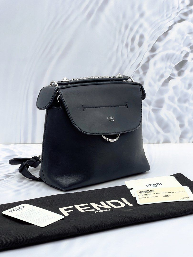 Fendi Mini Back To School Calfskin Leather 2 Way Backpack & Crossbody Bag,  Luxury, Bags & Wallets On Carousell