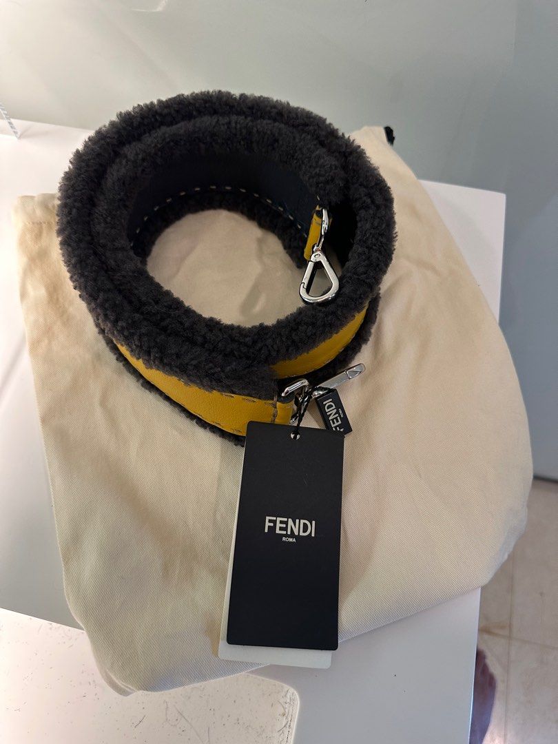Fendi fur best sale strap