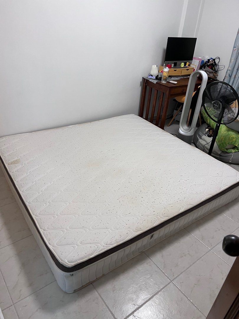 Free give away king sized bed mattress, Furniture & Home Living