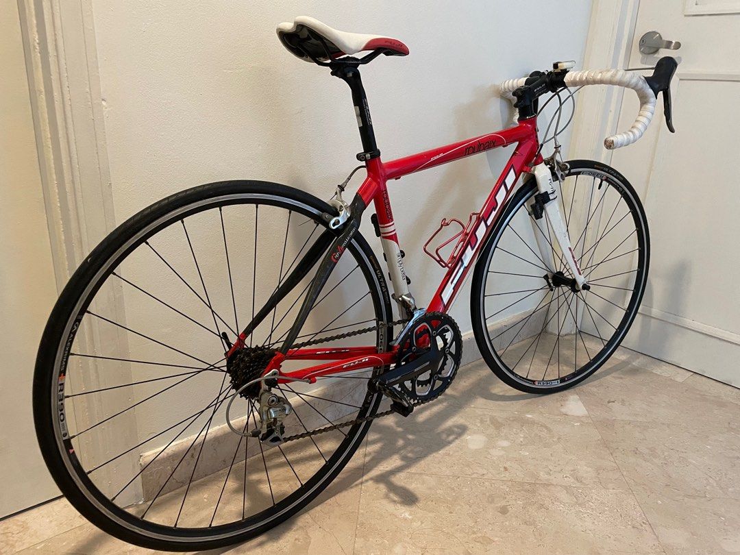 fuji roubaix red white