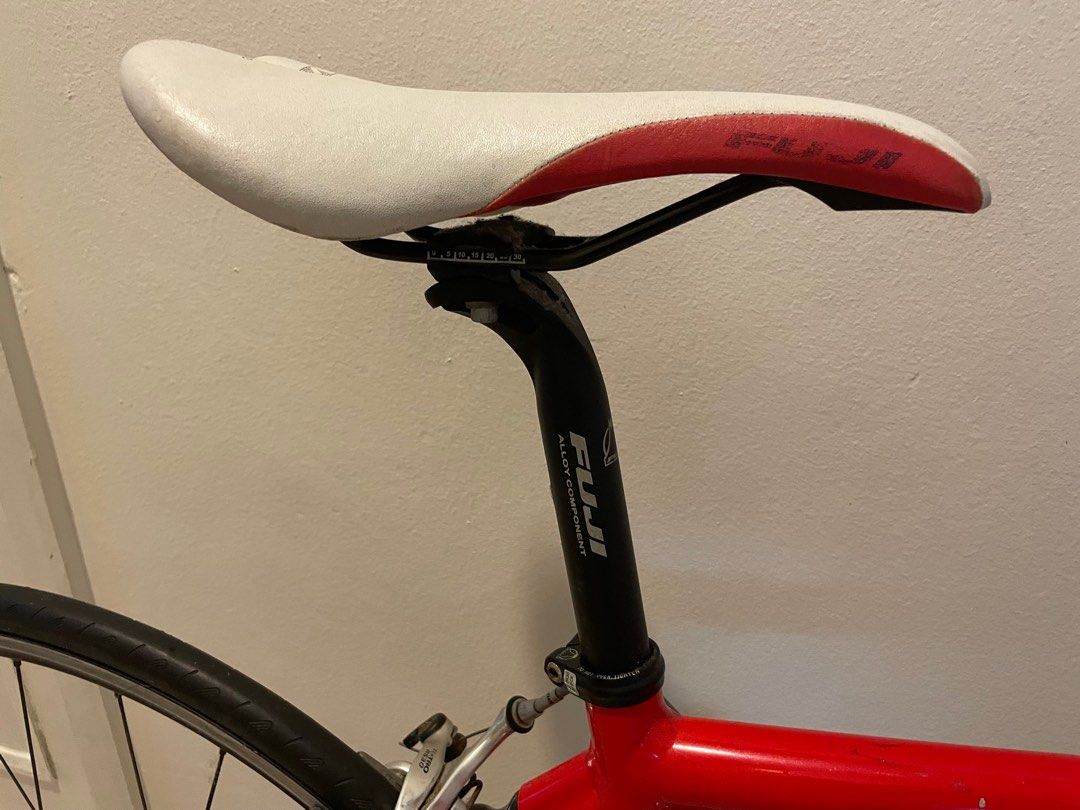 fuji roubaix red white