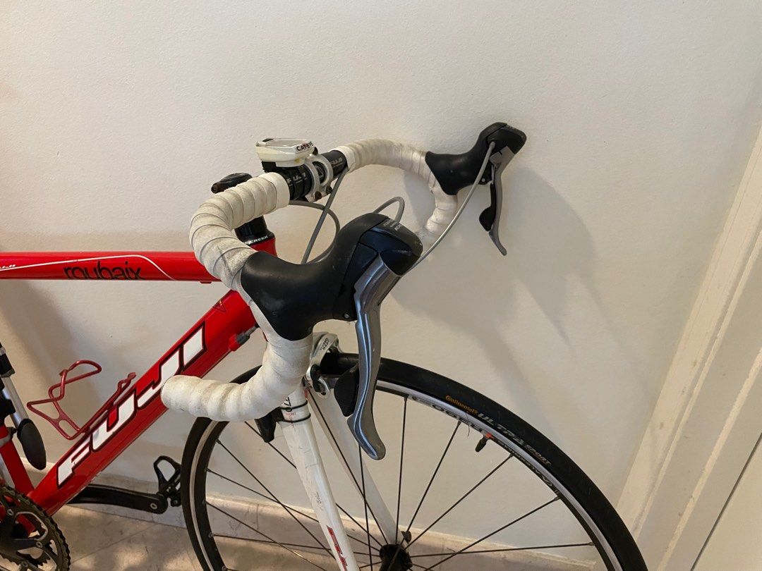fuji roubaix red white