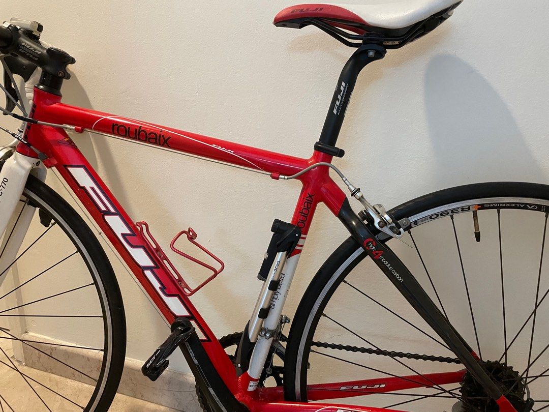 fuji roubaix red white