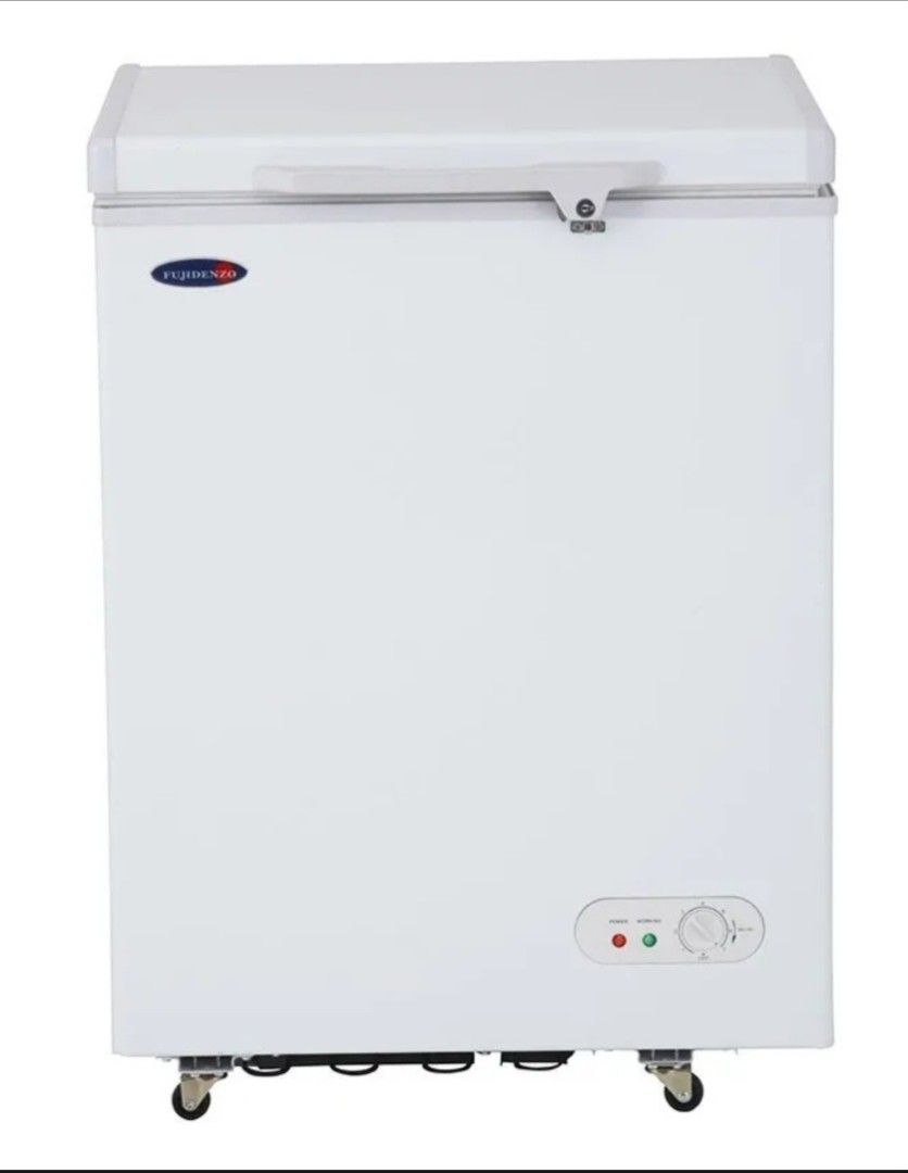 Fujidenzo FC 04 ADF 4 cu.ft Solid Top Chest Freezers White TV