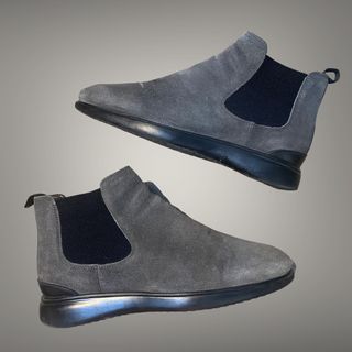 [US 9 men’s] Geox gray suede chelsea boots