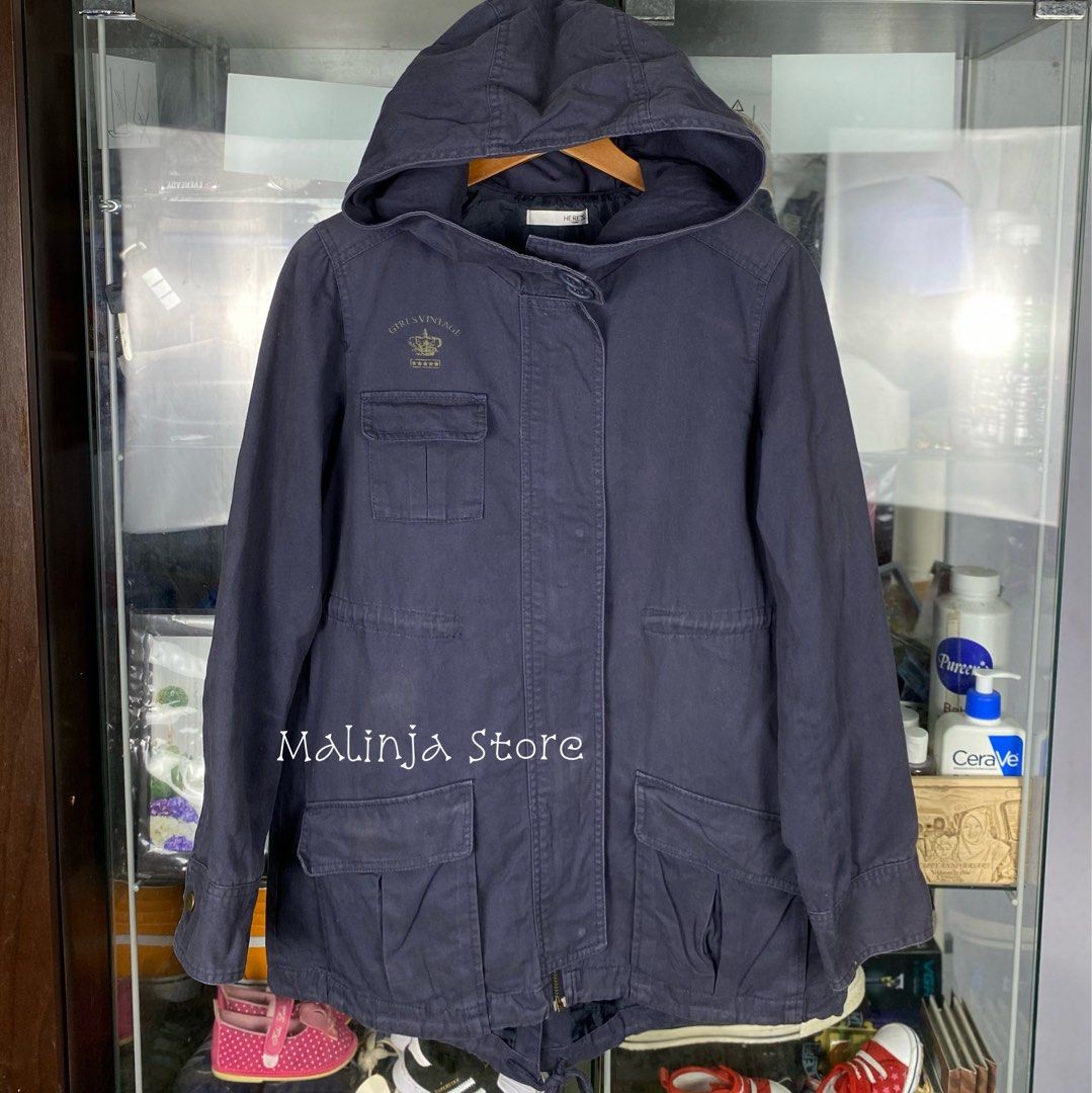 GIRLS VINTAGE Hoodie Parka Women s Fashion Coats Jackets and