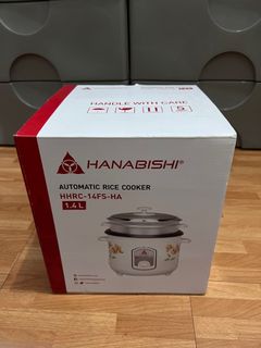 Hanabishi Rice Cooker Black series (1L, 1.5L, 1.8L & 2.8L) HHRC BLK