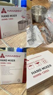Hanabishi Hand Mixer HHMB120SS