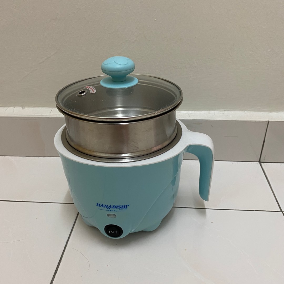 HANABISHI mini multi cooker with steamer (no power cable), TV & Home Appliances, Kitchen