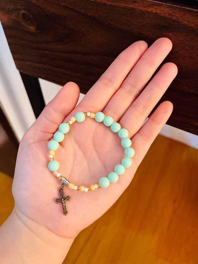 Wrist sales rosary beads