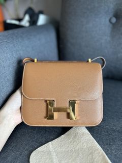 Hermès Constance 18 Etain Epsom in Rose Gold Hardware Authentic Hermes C18  RSGHW, Luxury, Bags & Wallets on Carousell