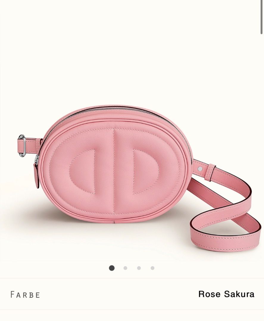 Hermes In-The-Loop Belt Bag Verso Swift Pink