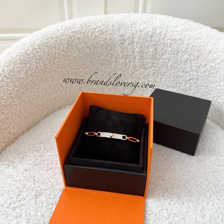 Hermes Kelly Bracelet 18k Rose Gold, Luxury, Accessories on Carousell