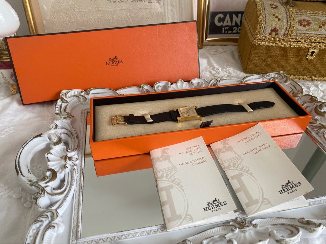 Hermes H Casaque Watch Box, Luxury, Watches on Carousell