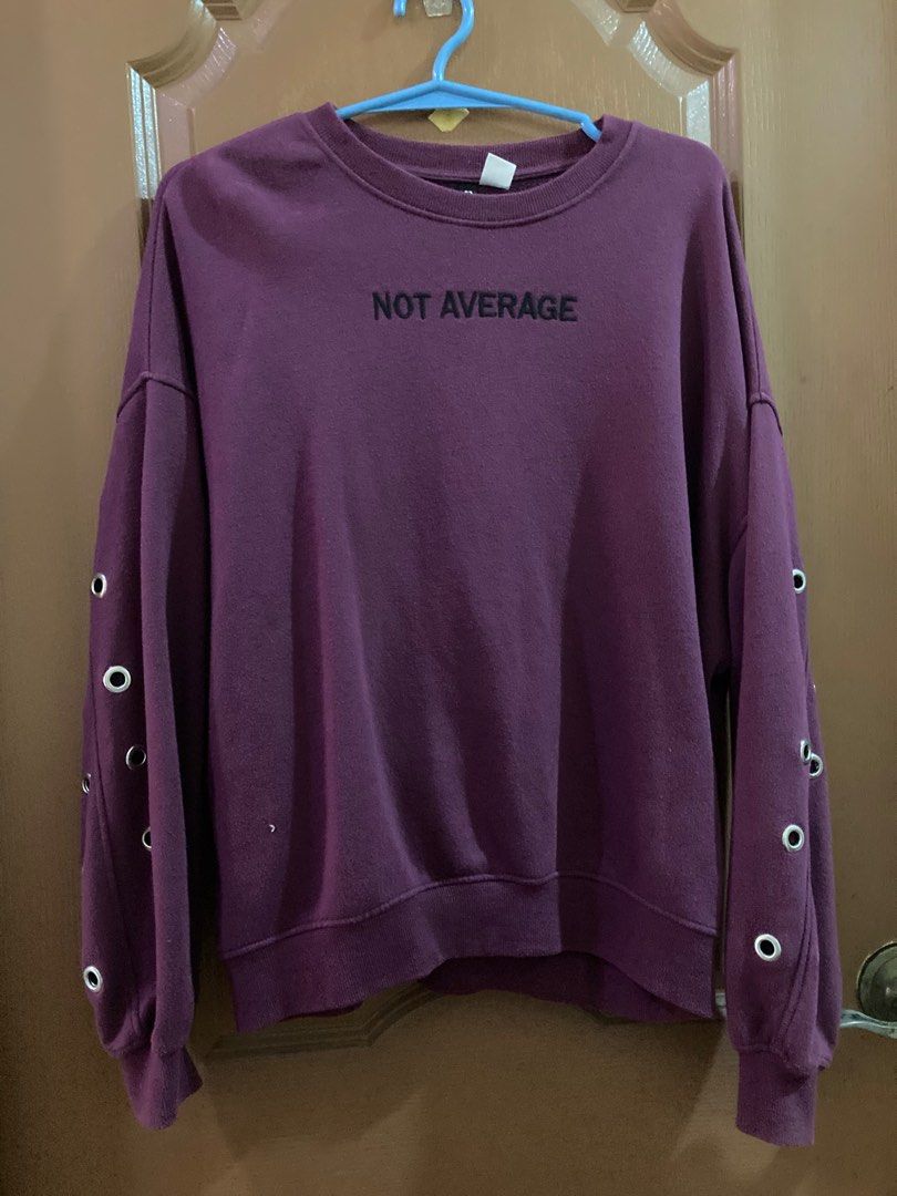 H&m not average sweatshirt outlet