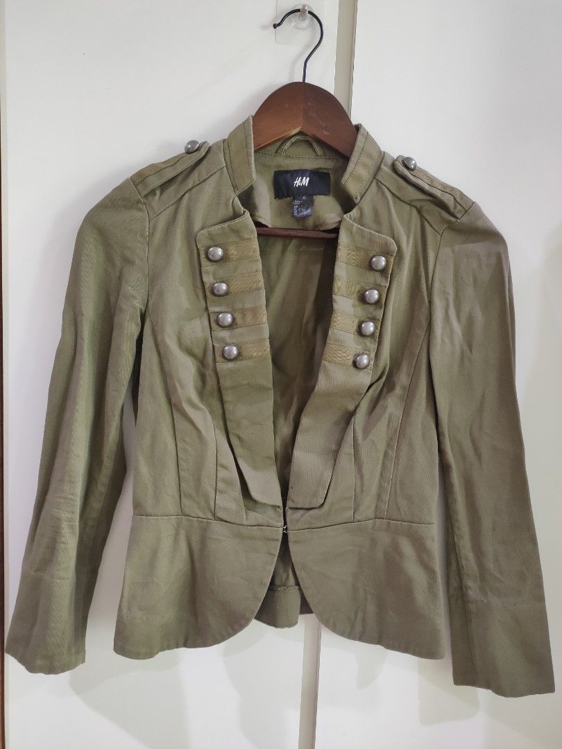 H&m 2025 cotton blazer