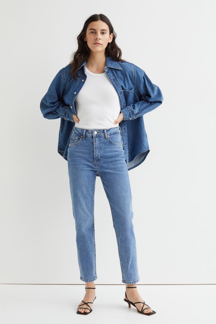 H&m vintage slim high waist cheap