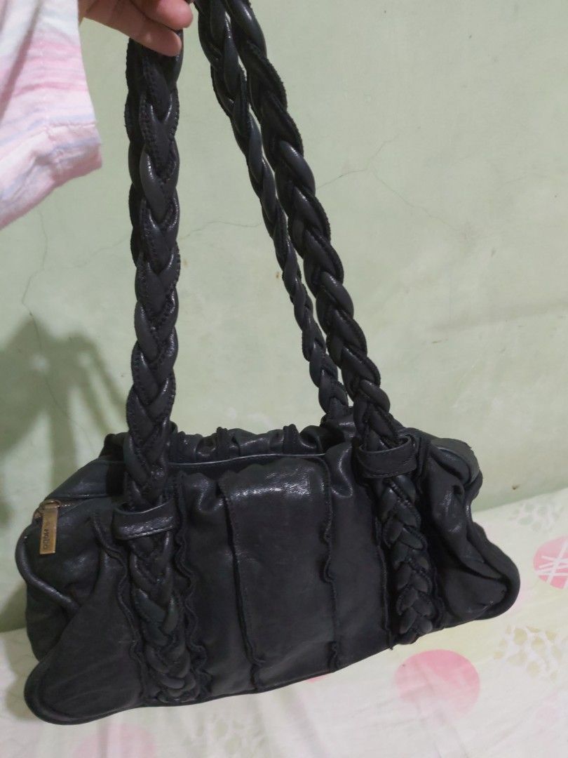 Hobo International shoulder bag with braided handle Fesyen Wanita