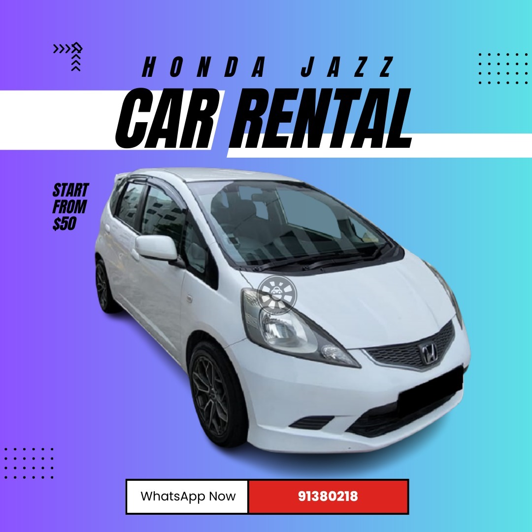 Honda Jazz 1.4A Smooth Hatchback / Fuel Efficient, Cars, Car Rental