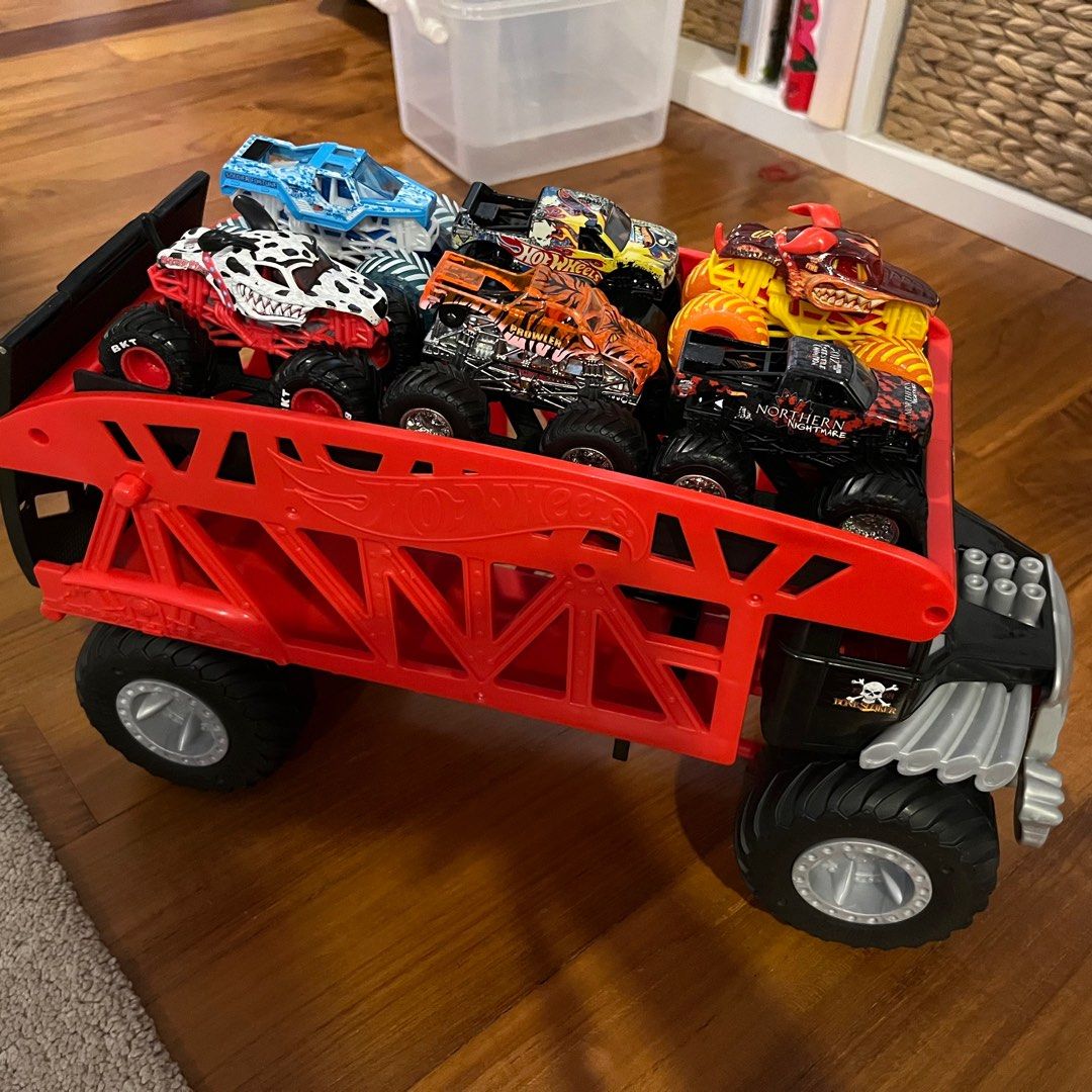 Hotwheels Monster Truck Carrier, Hobbies & Toys, Toys & Games on Carousell