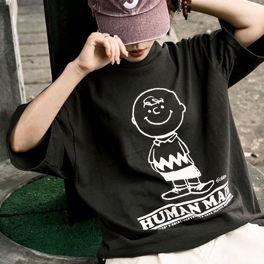 Human Made x Peanuts T-Shirt #2, 女裝, 上衣, T-shirt - Carousell