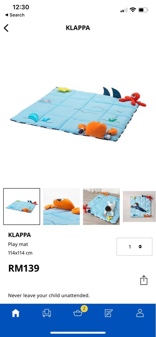 Ikea Klappa Play Mat