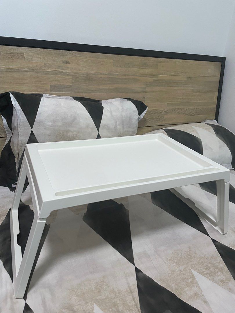 Ikea Klipsk Foldable Table / Bed Tray, Furniture & Home Living