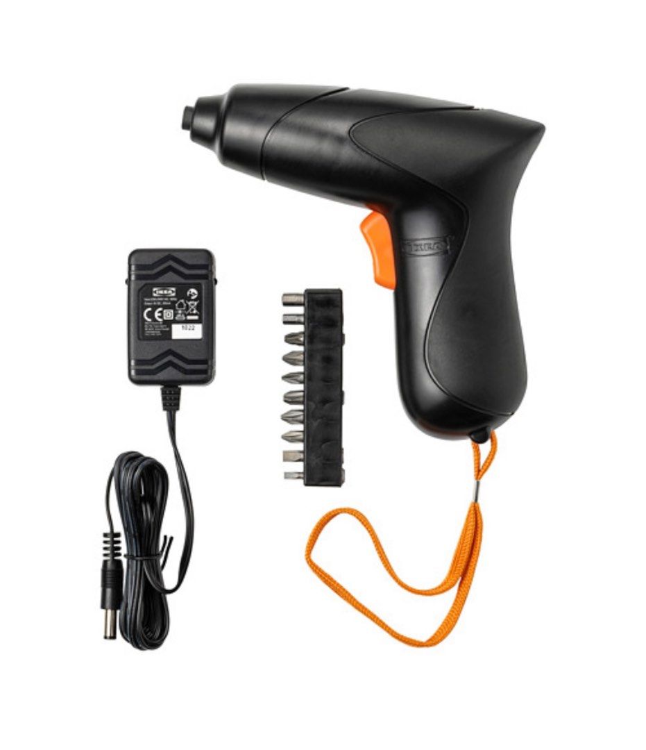IKEA screwdriver FIXA liion + free meter tape + free manual