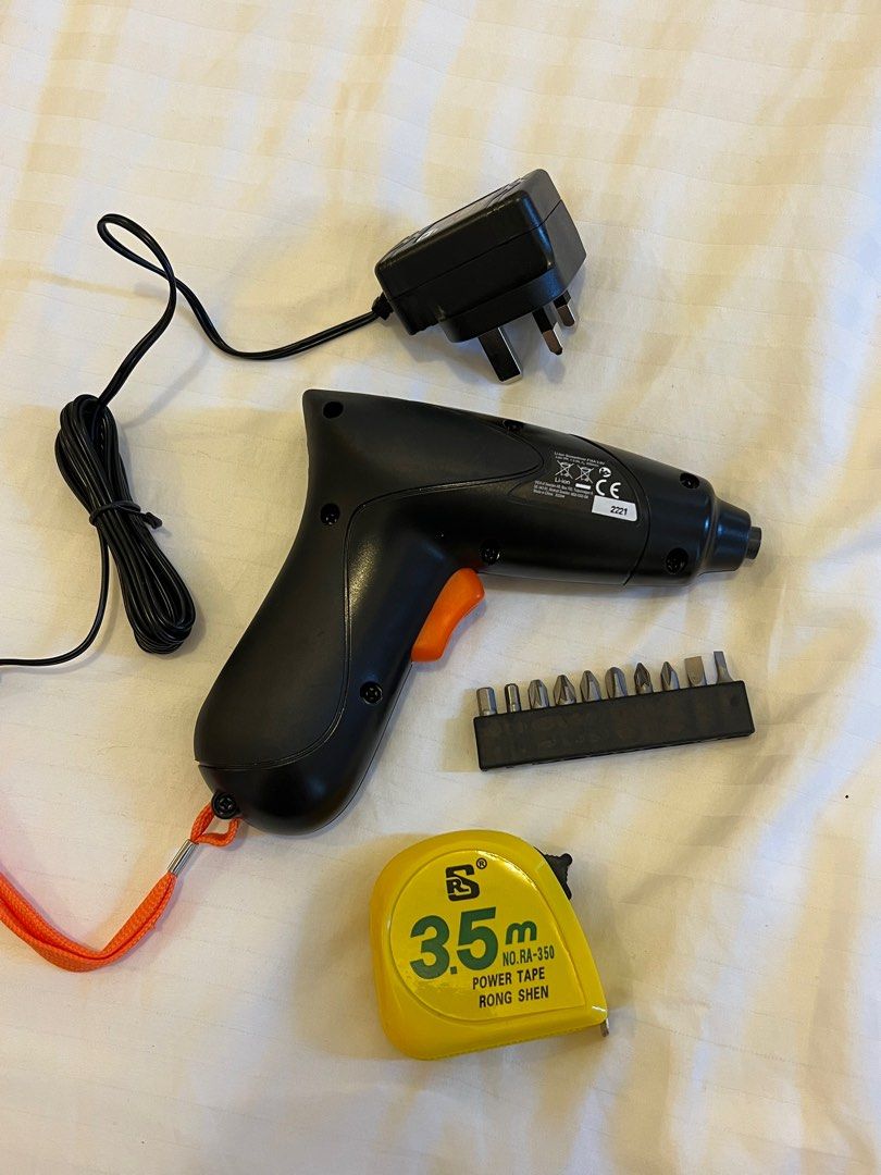 IKEA screwdriver FIXA liion + free meter tape + free manual