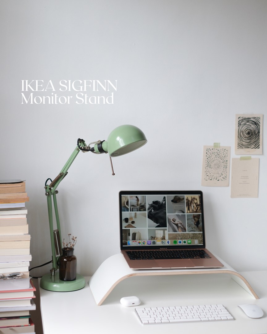 IKEA SIGFINN Monitor Riser, Furniture & Home Living, Office Furniture ...