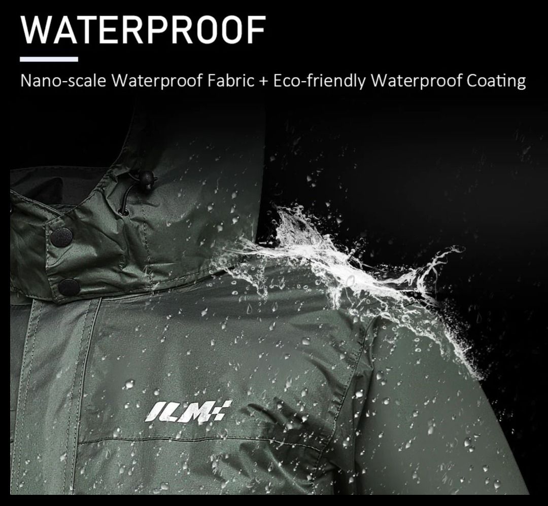 ILM Raincoat motorcycle apparel Motorcycles Motorcycle Apparel